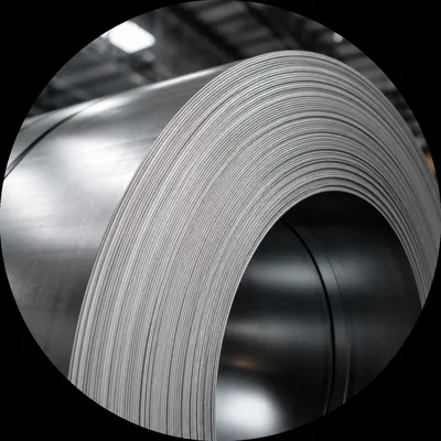 Steel coil detail